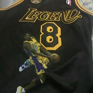 Legend Black and Yellow Basketball Jersey